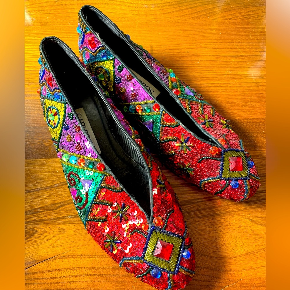 Unique colourful shoes!